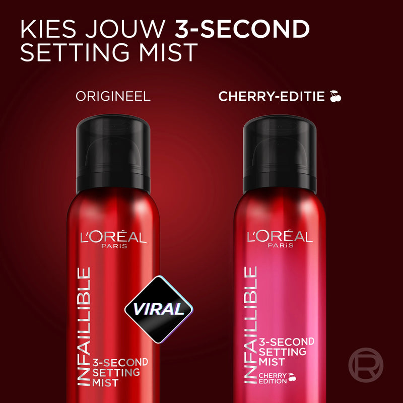 L'Oréal Paris Infaillible 3 Second Setting Mist Cherry