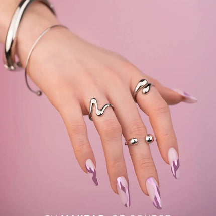 Makear Liquid Effect Nail Dust Chrome SFX Violet