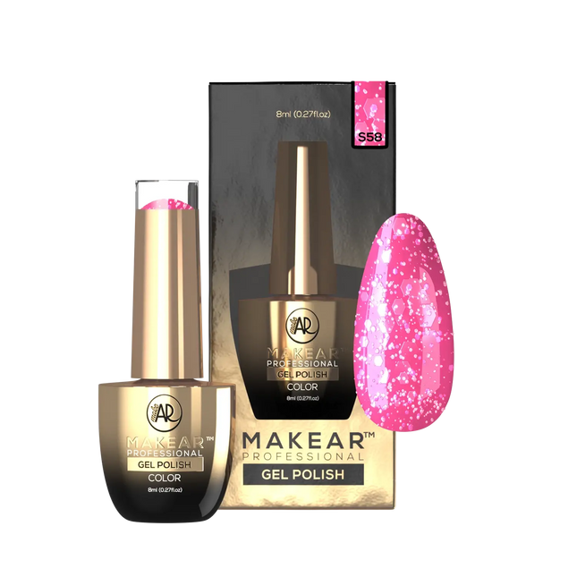 Makear UV Gel Polish S58 Pink Star