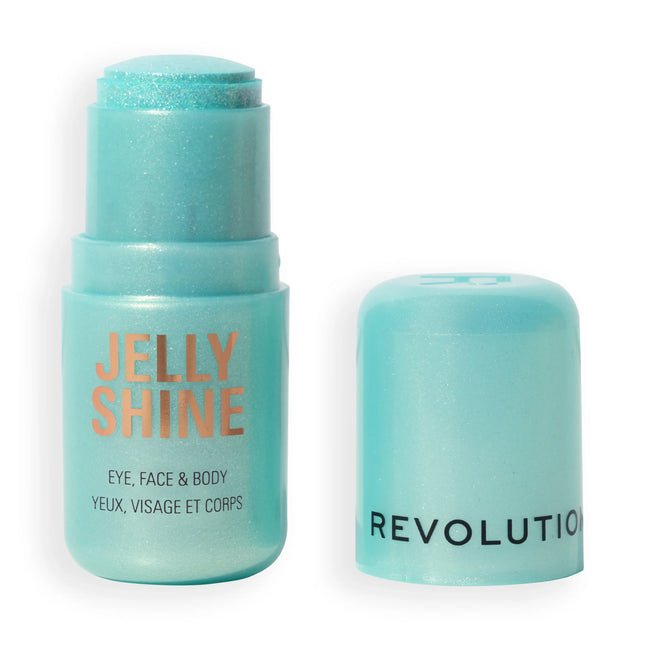 Makeup Revolution Jelly Shine Eye, Face & Body Highlight Stick Mermaid Green