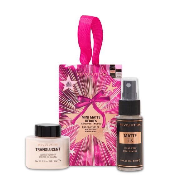 Makeup Revolution Mini Matte Hero's Makeup Setting Duo