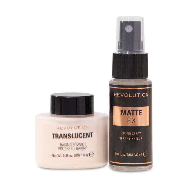 Makeup Revolution Mini Matte Hero's Makeup Setting Duo