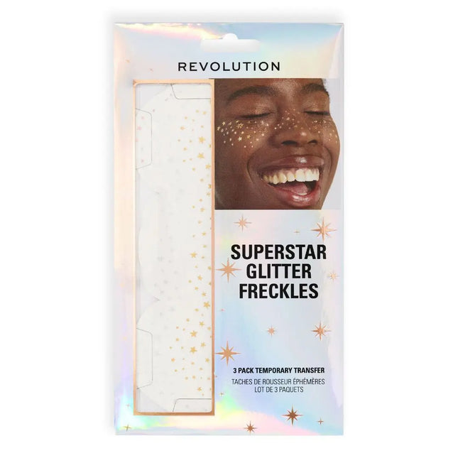 Makeup Revolution Stardust Glitter Freckles Temporary Tattoo Multi Set