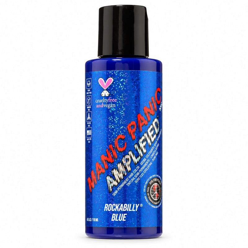 Manic Panic Amplified Cream Formula Rockabilly Blue, semi-permanente blauwe haarverf