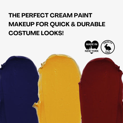 Mehron Makeup Tri-Color Makeup Palette Bruise