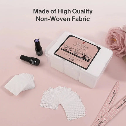 MelodySusie Lint Free Nail Wipes 1050Pcs
