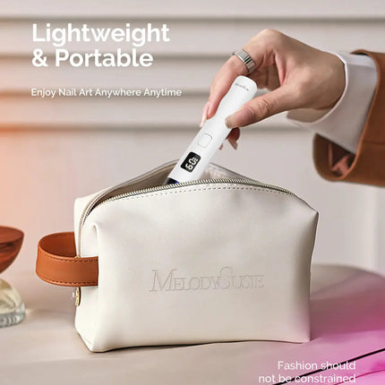 MelodySusie P-Art01R Rechargeable Mini LED/UV Nail Art Lamp White