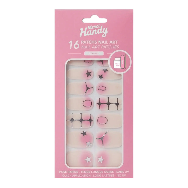 Merci Handy Nail Art Patches Unicorn