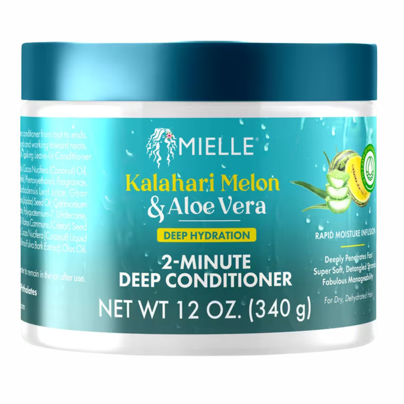 Mielle Organics Kalahari Melon & Aloe Vera Deep Conditioner, hydraterende conditioner voor droog haar