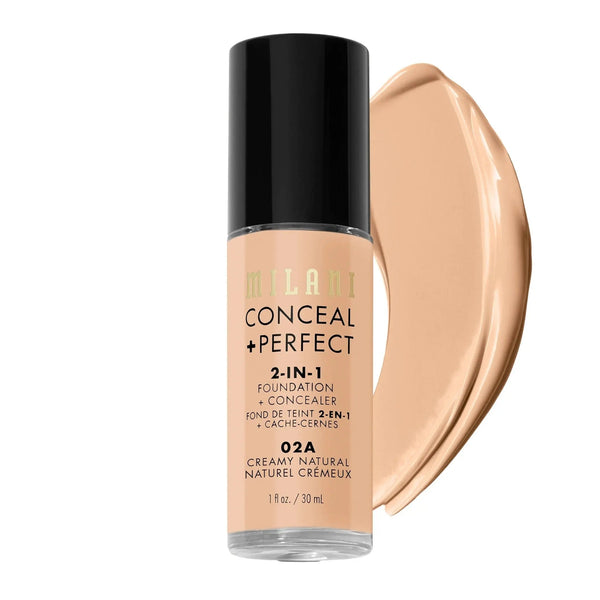 2-in-1 Foundation and Concealer 02A Creamy Natural