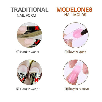 Modelones 120pcs Extension Gel Dual Forms Full Cover
