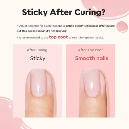 Modelones 8-in-1 Builder Nail Gel Barely Pink