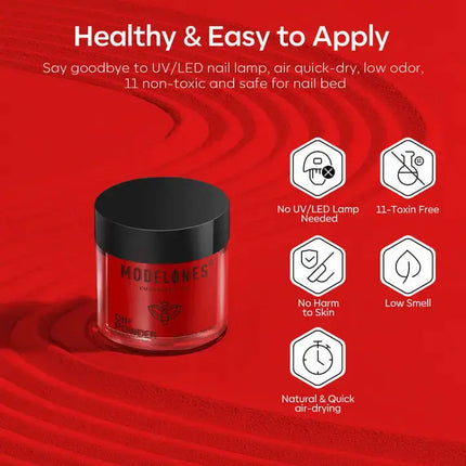 Modelones All-In-One Dip Powder Kit Blood Plum