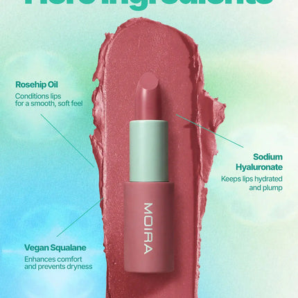 Moira Angel Satin Lipstick 001 Blush Cloud