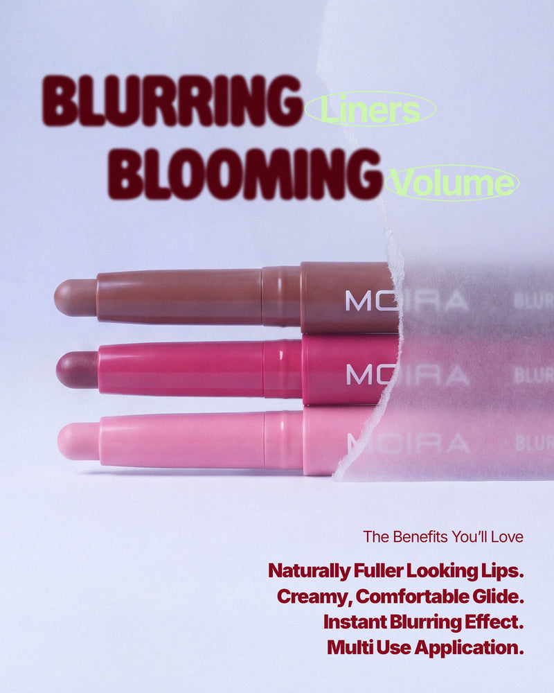 Moira Blur Lip Contour Liner 004 Magnolia, romige soft-focus lipliner voor vollere lippen, foto 5 van 7