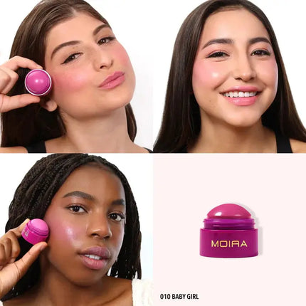 Moira Soft Blush Balm 010 Baby Girl