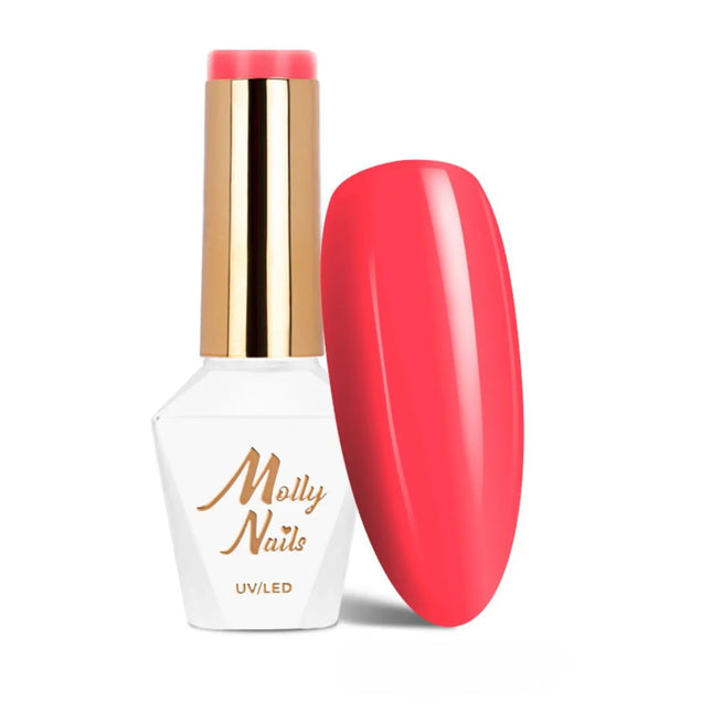 Molly Nails UV/LED Gel Polish Vivid Vibes Nr 286 Hot Coral