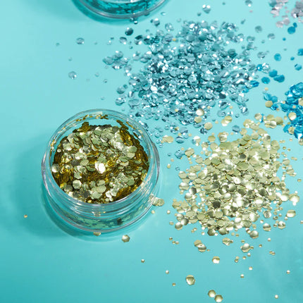Moon Creations Moon Glitter Bio Chunky Glitter Gold