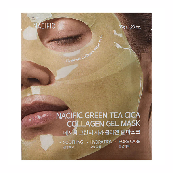 Nacific Green Tea Cica Collagen Gel Mask