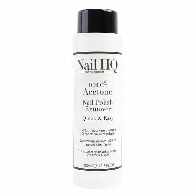 Nail HQ 100% Acetone Nail Polish Remover 400ml