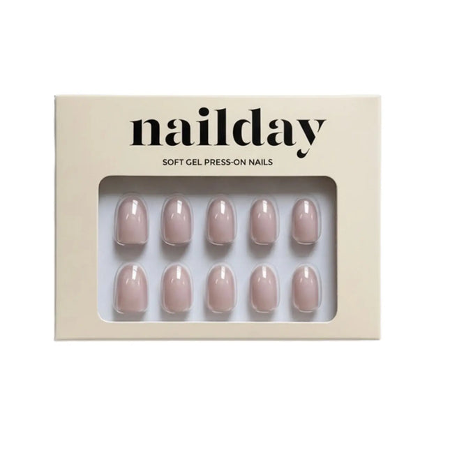Nailday Soft Gel Press-On Nails Satin Nude