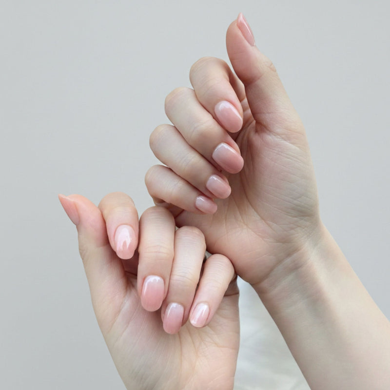 Nailo gellak stickers Peachy Ombre, verloop van nude naar perzik
