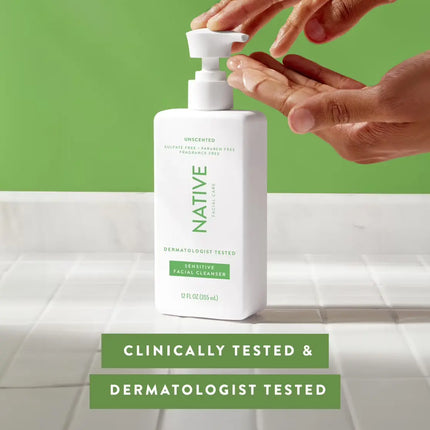Native Sensitive Facial Cleanser Unscented