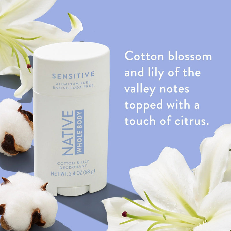 Native Whole Body Deodorant Stick Cotton & Lily