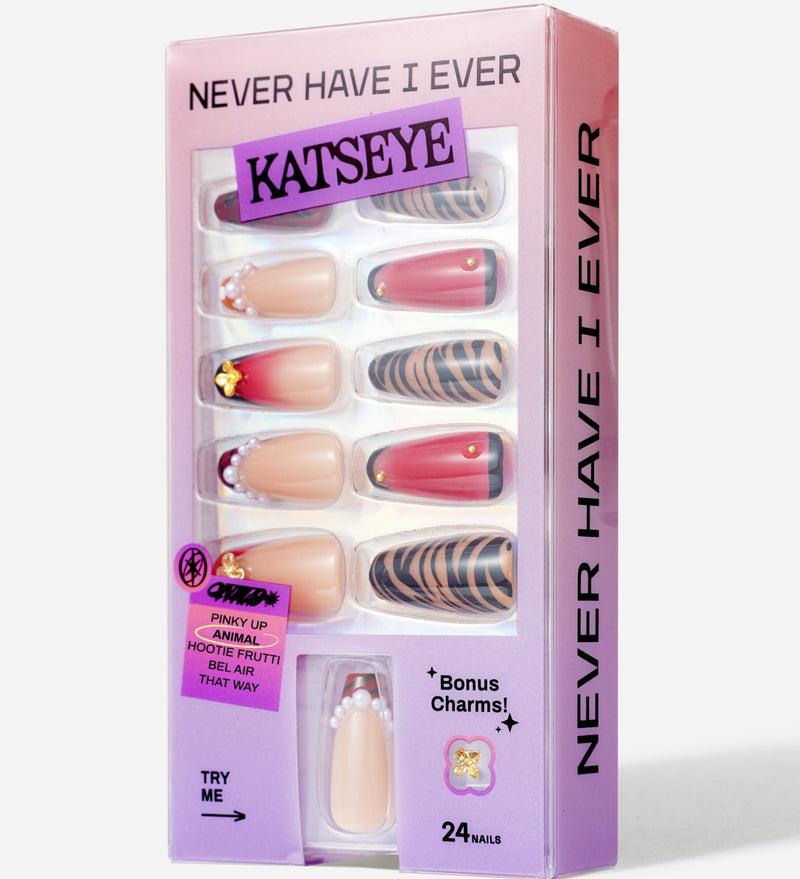 Never Have I Ever Press-On Nails Katseye Animal