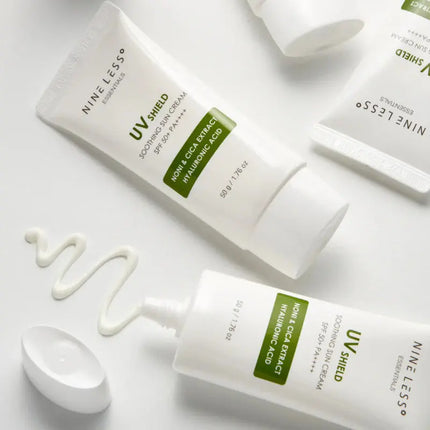 Nine Less Essentials UV Shield Soothing Sun Cream SPF 50+ PA++++