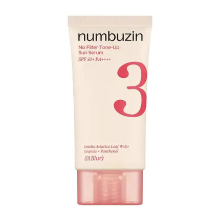 Numbuzin No.3 No Filter Tone-Up Sun Serum 01 Blur