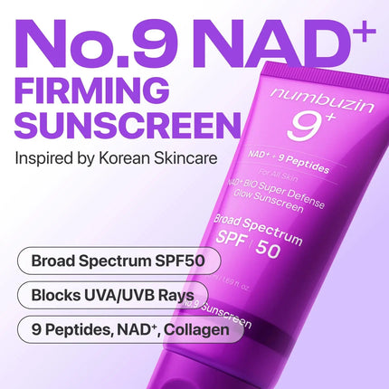Numbuzin No.9 NAD+ 9 Peptides Dewy Sun Essence