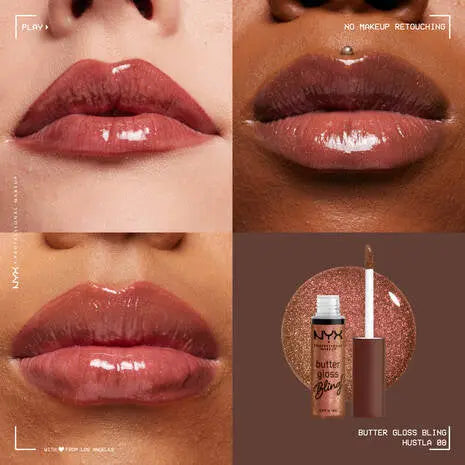 NYX Professional Makeup Butter Gloss Bling  Hustla