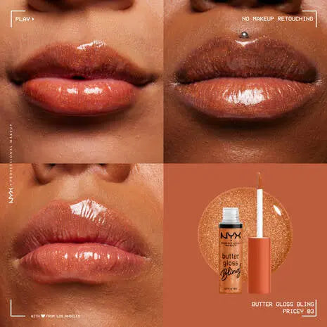 NYX Professional Makeup Butter Gloss Bling  Pricey