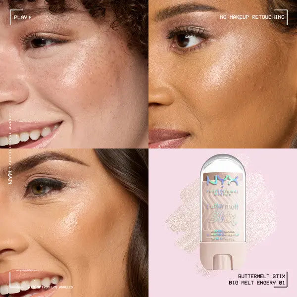 NYX Professional Makeup Buttermelt Highlighter Stix Big Melt Energy