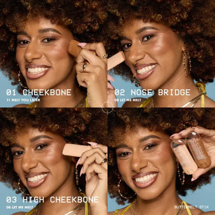 NYX Professional Makeup Buttermelt Highlighter Stix Love at First Melt