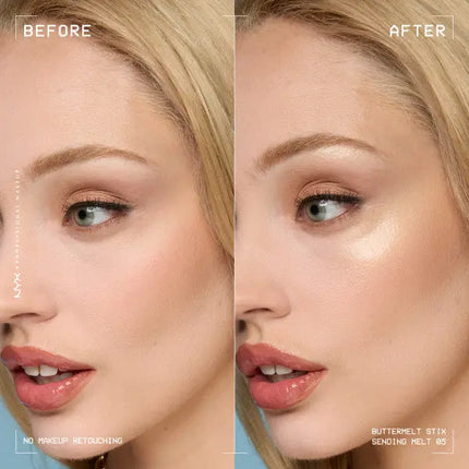 NYX Professional Makeup Buttermelt Highlighter Stix Sending Melt