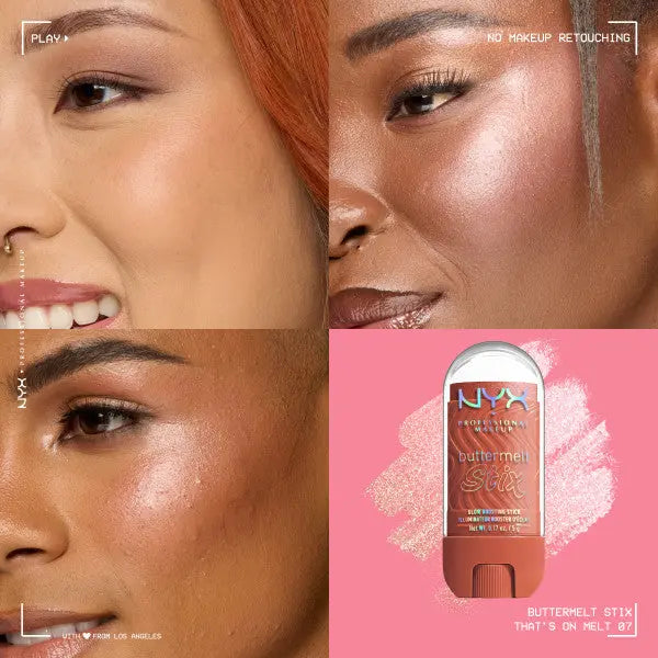 NYX Professional Makeup Buttermelt Highlighter Stix That's On Melt