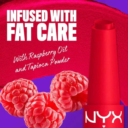 NYX Professional Makeup Fat Matte Smooth Color Lipstick Fuzzy Flame