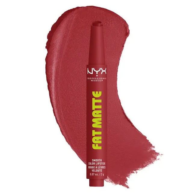NYX Professional Makeup Fat Matte Smooth Color Lipstick Mauve Cloud