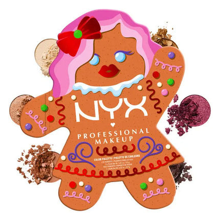 NYX Professional Makeup Holiday Gingerbaddie Eyeshadow Palette