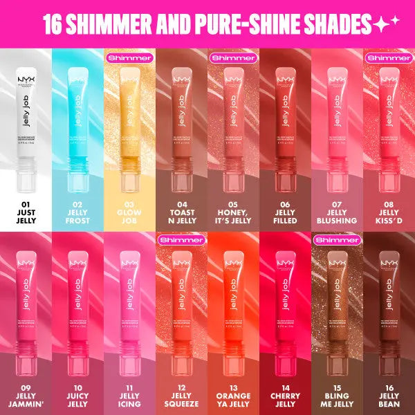 NYX Professional Makeup Jelly Job Lipgloss Jellybean
