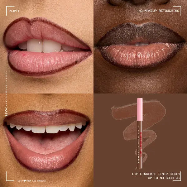 NYX Professional Makeup Lip Lingerie Lip Liner Stain Up To No Good