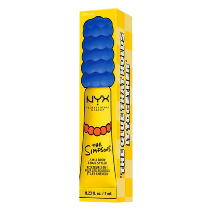NYX Professional Makeup Marge Simpson Mega Glue Transparent 2 In 1 Brow And Hair Styler