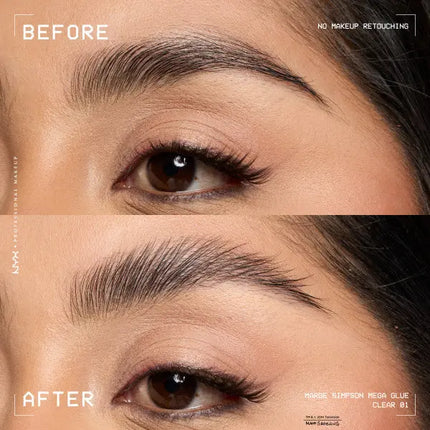 NYX Professional Makeup Marge Simpson Mega Glue Transparent 2 In 1 Brow And Hair Styler