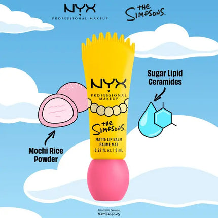 NYX Professional Makeup Simpson Smushy Blurred Finish Matte Lip Balm Lisa Smarty Pink