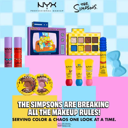 NYX Professional Makeup Simpson Smushy Blurred Finish Matte Lip Balm Maggie Peekaboo Blue