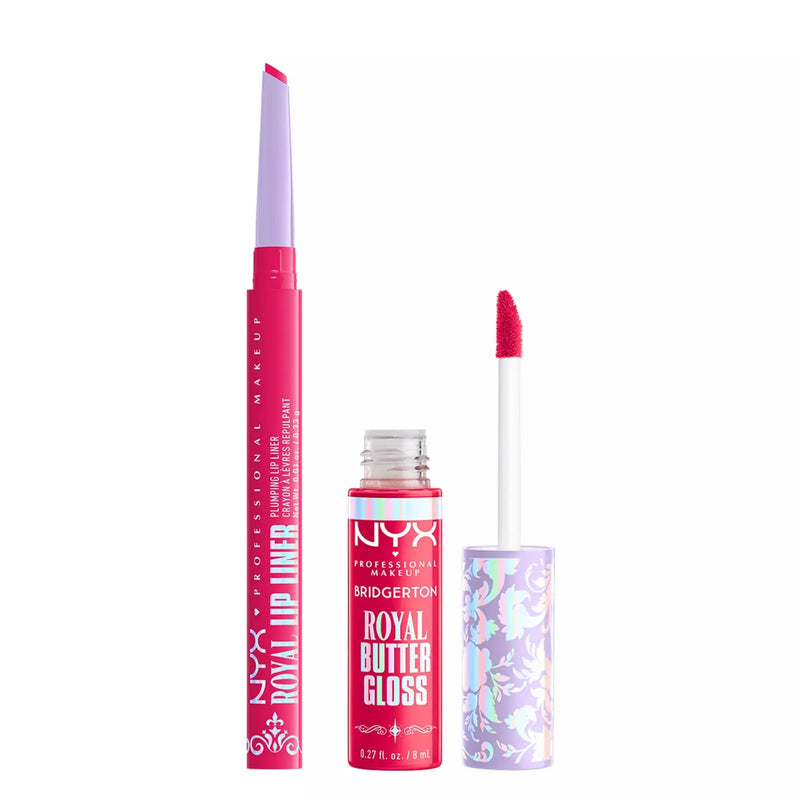 NYX Professional Makeup x Bridgerton Royal Treasures Duo Lipkit 03 Summer Fruit + Rumor Has It