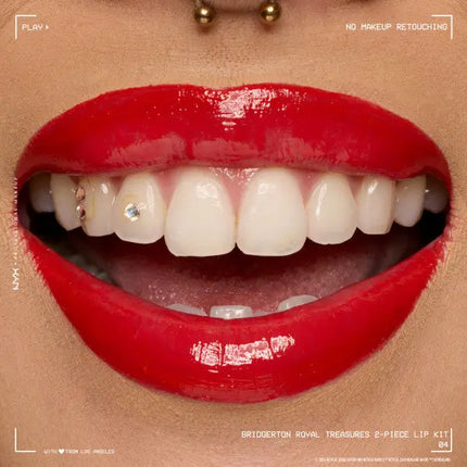 NYX Professional Makeup x Bridgerton Royal Treasures Duo Lipkit 04 Rogue Romance + Flirt Alert