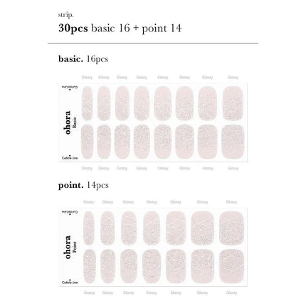 Ohora Semi Cured Gel Nail Strips N Dress Up